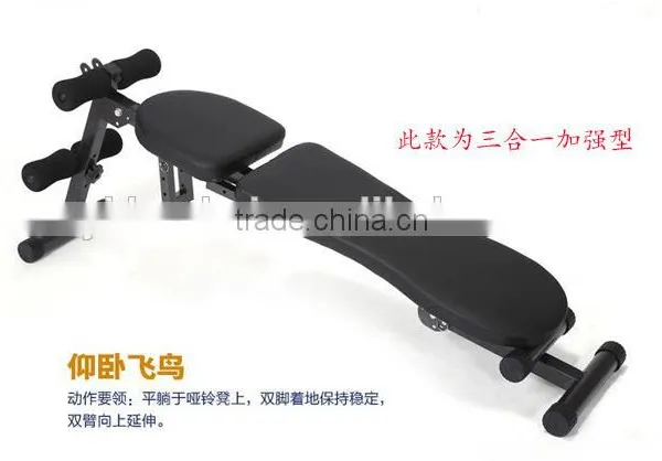 Exercise Curved Sit up Bench Home Gym Fitness Crossfit Sit up Bench photo-4