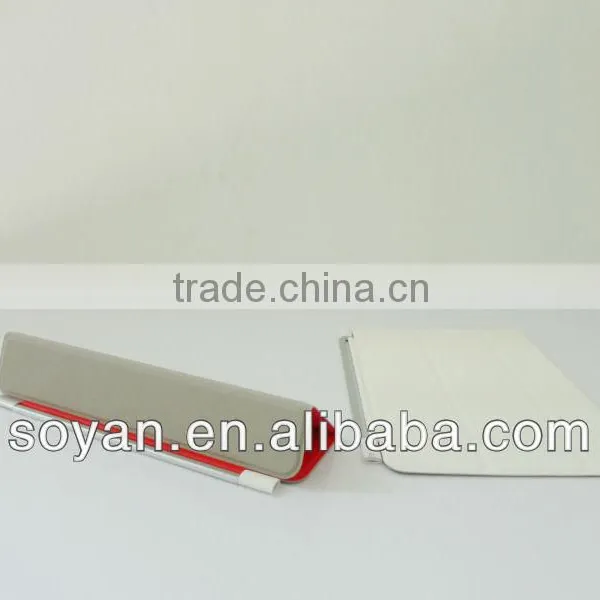Palm Print PU Leather Sleeve for Ipad Min,can be Folded,offer Various Colors photo-2