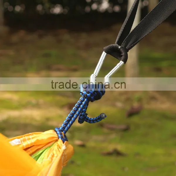 Nylon Fabric Travel Portable Camping Folding Swinging Outdoor Hammocks With Mosquito Netting Quality Choice photo-5