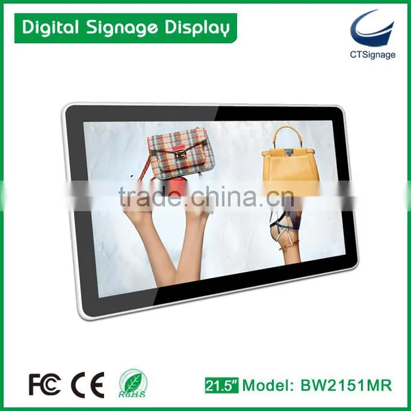 21.5" Lcd Advertising Player and Android Media Digital Signage With Wifi/lan Remote Control Content BW2151MR photo-3