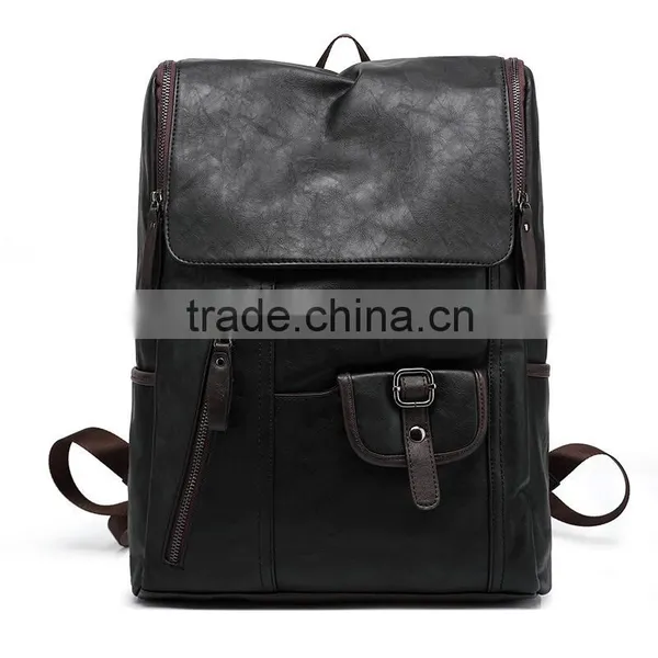 2015 Vintage Mens Leather Laptop Bag Backpack Quality Choice photo-3