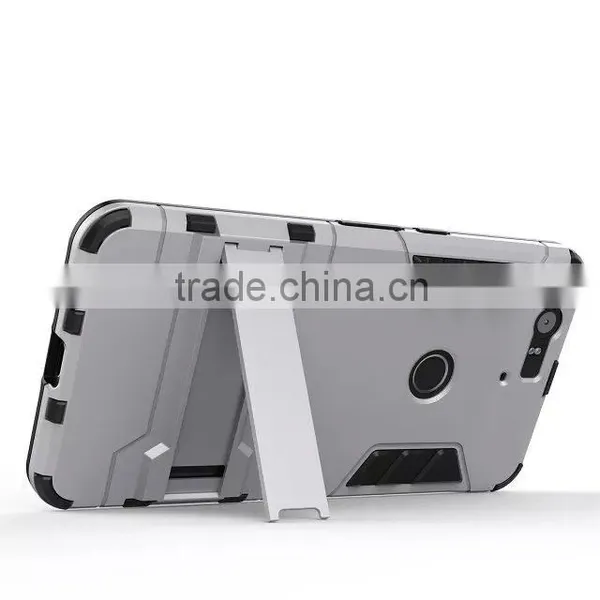 TPU Rubber Back Stand Case for Huawei Nexus 6p TPU+PC Cover Case With Stents MT-4904 photo-2