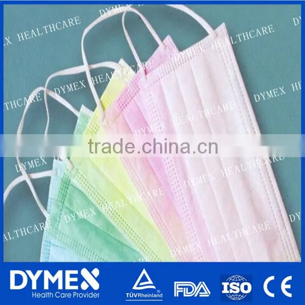 Blue Non-woven Face Mask 2 Layer Paper Mask for Surgical Use photo-3