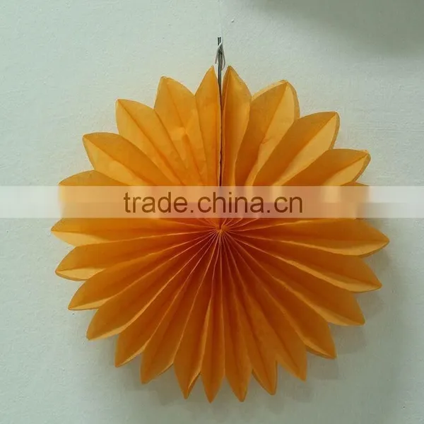 Tissue Handmade Paper Fans, Wedding Party Decorations Paper Fan photo-2