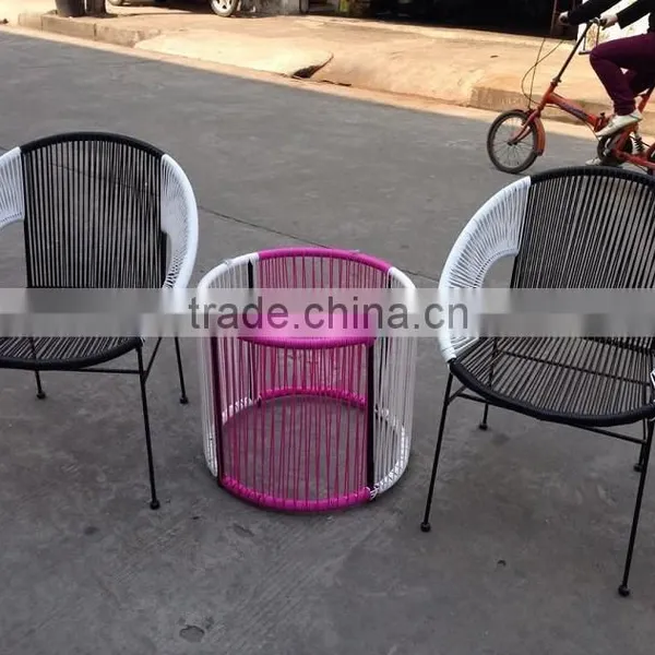 Party Light Oval Sun Colourful Wicker Kids Rattan Chair photo-6
