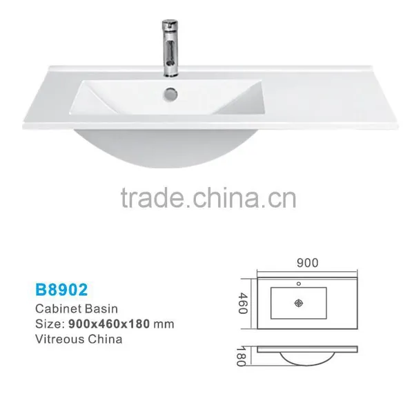Popular Sanitary Ware Ceramic Bathroom Cabinet Basin_cabinet Sink photo-3