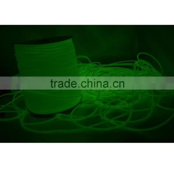 550 Type III Commercial Paracord 9 Strand 550 Luminous Glow in the Dark Parachute Cord Paracord photo-3
