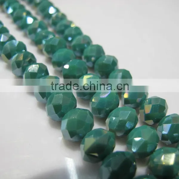 10mm Sales of Color Glass ab Flat Bead BZ005
