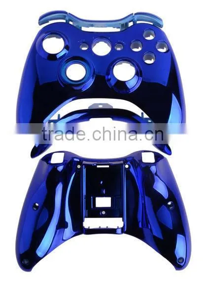 Custom for Xbox One Chrome Blue Replacment Shell Buttons for Xbox 360 Mod Kit Controller