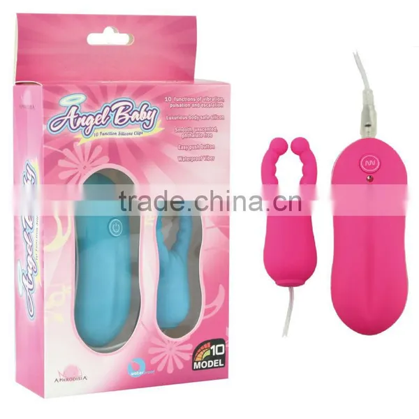 Sex Toy-Angel Baby-10 Function Nipple & Cock Clips