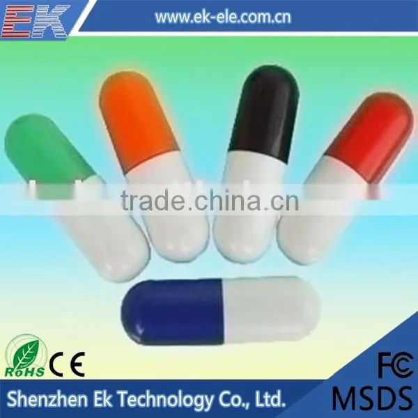 Plastic Colors Pill 2GB Usb Flash Disk Gift