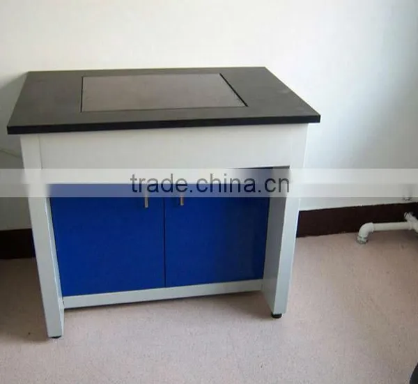 Lsteel Balance Table Stainless Steel Table Modern Steel Center Table photo-5