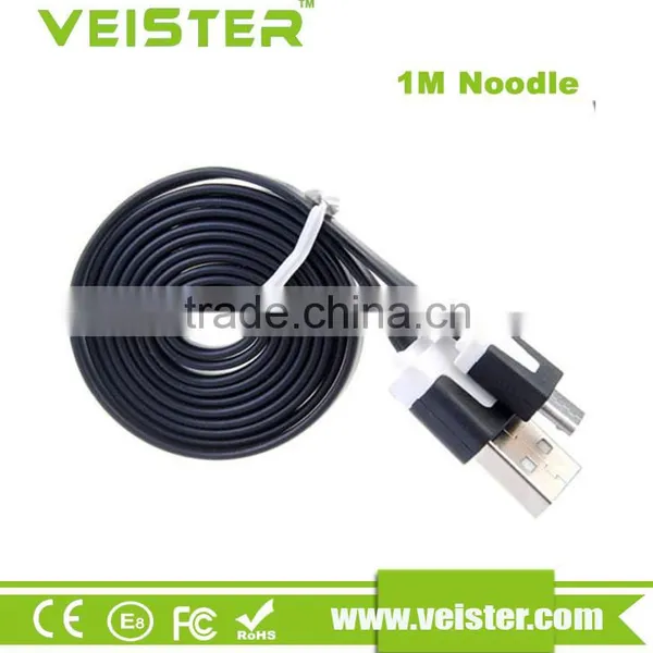 1M Micro USB Cable V8 5P Mobile Phone Charging Cord 2.0 Data Sync Charger Cable for Samsung Galaxy Android photo-2