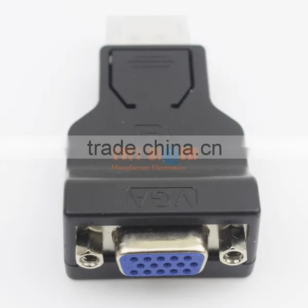 PC DisplayPort HDMI 1.4 Displayport DP Male To VGA Female Converter Adapter Connector Input Output photo-5