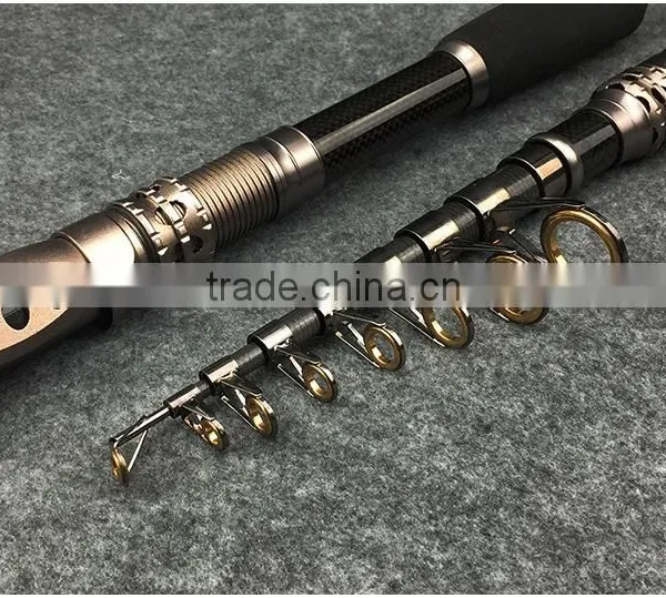 Spin Spinning Rod and Reel Combos Carbon Telescopic Fishing Rod With Reel Combo Sea Saltwater Freshwater Kit Fishing Rod Kit photo-2