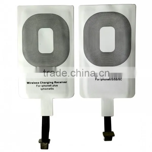 Qi Wireless Charger Receiver Portable Charger Receiver for Apple IPhone 6 Plus/6s Plus/lighting Usb