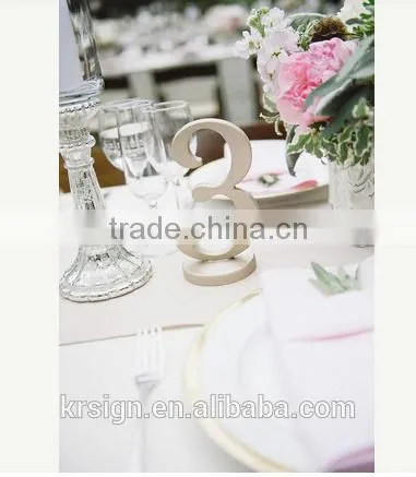 2016 New Design Stainless Steel Number Signs,table Decoration Letter for Wedding Reception photo-6