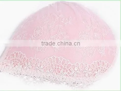 Sexy & Sweet Girl Pink Lace Self-adhesive Nursing Bra for Young Girl photo-2