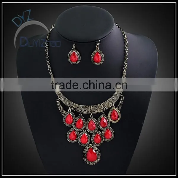 Fashion Jewelry Set for Women With Colorful Stone photo-3