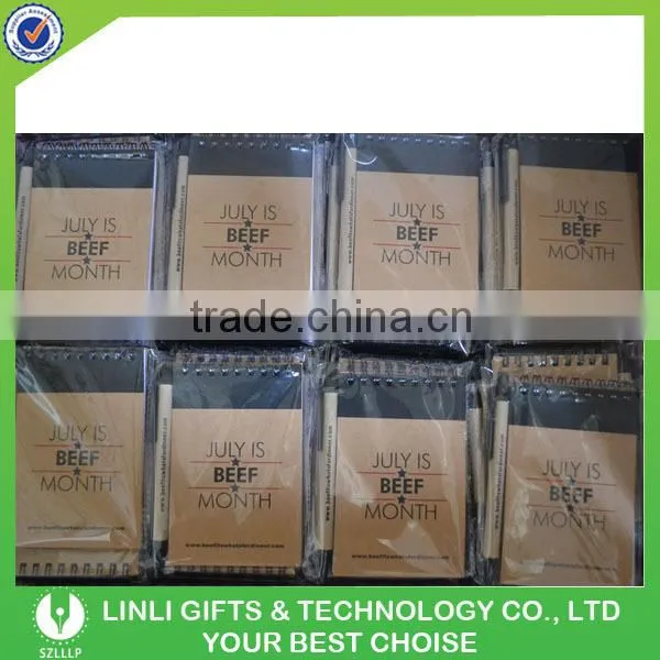 2016 Fashion Mini Recycle Notebook With Ball Pen photo-3