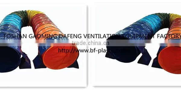Colorful 24inch Rainbow PVC Coated Dog Agility Tunnels photo-6