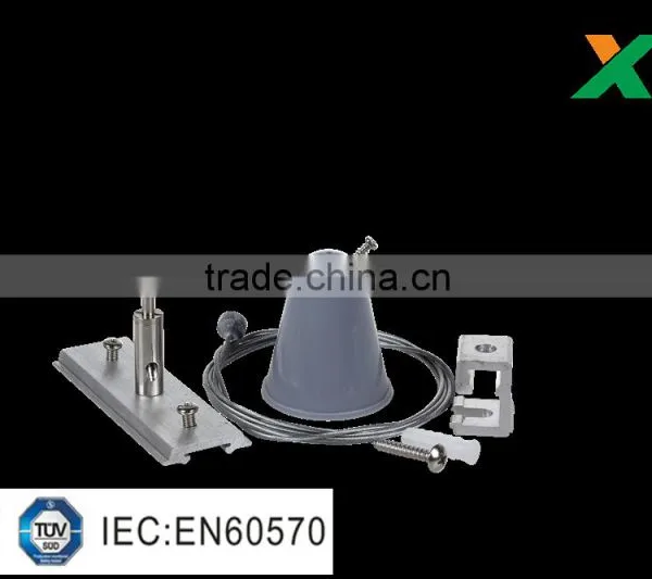 Single Phase 2 Wires Track Suspension Gears Light Fixture Parts photo-3