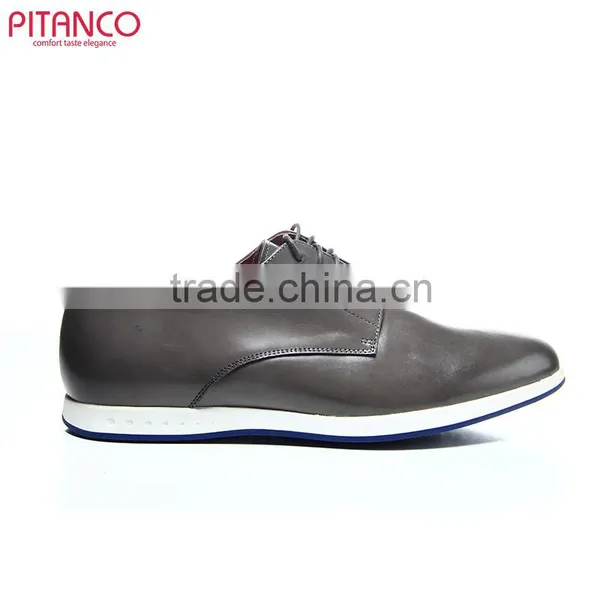 2016 New Style Lace-up Casual Leather Shoes for Men photo-4