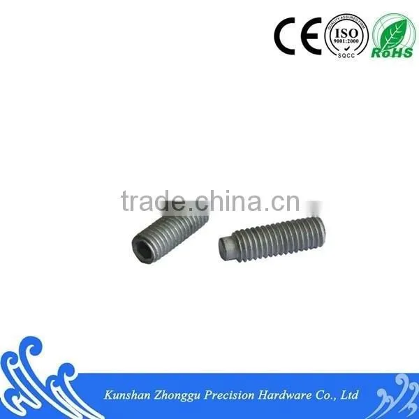 Inner Hexagonal Cylindrical Side Set Screw DIN915 Carbon Steel Dacromet