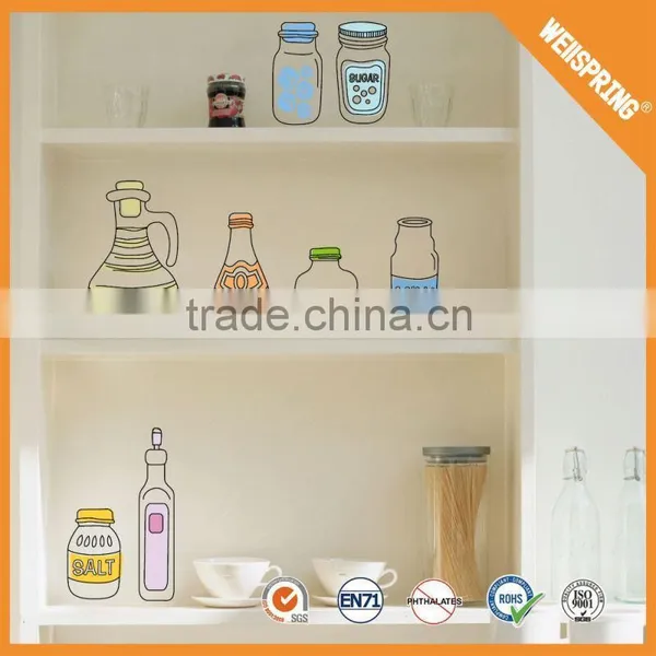 01-0339 Cartoon Character Shook up Wall Sticker Pvc Buttefly Wall Sticker Self-adhesive Wall Sticker for Glass Windows