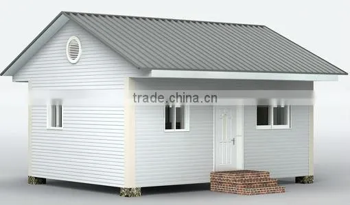 Economical Sandwich Panel White Prefabricated Modular Small House