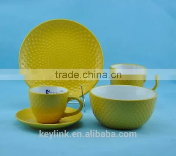 Newly Designed Stoneware Dot Pattern Dinnerset photo-5