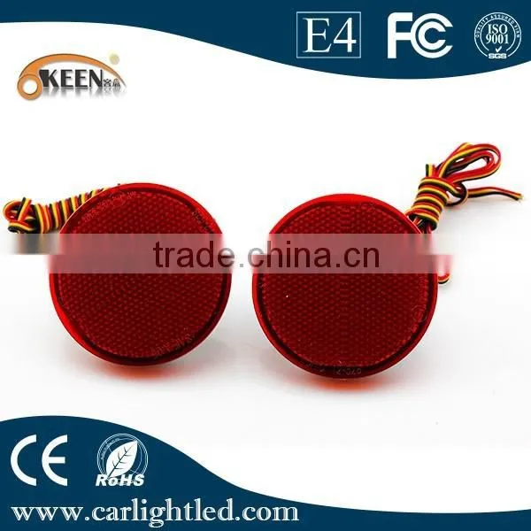 12V Toyota Avanza Veloz 2012 Led Rear Bumper Reflector Brake Lamp,Warning Effect Tail Light,Orginal Place