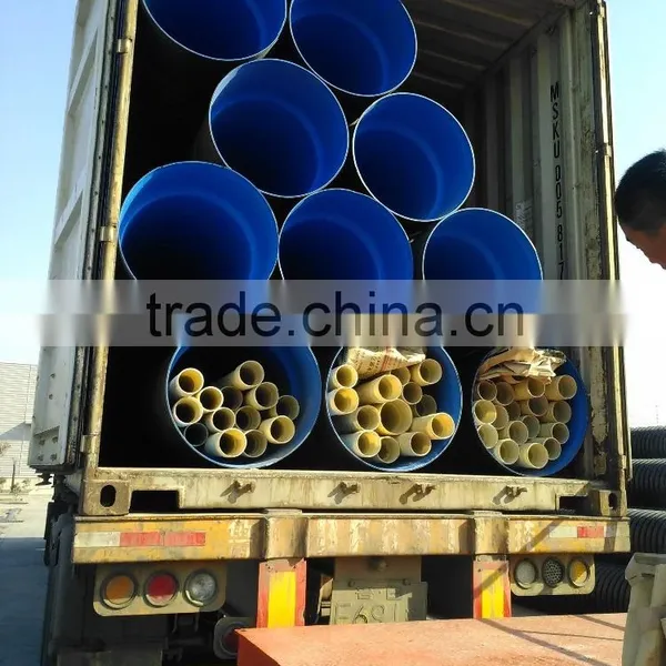 SN4/SN8 300mm Double Wall Hdpe Corrugated Pipe photo-5