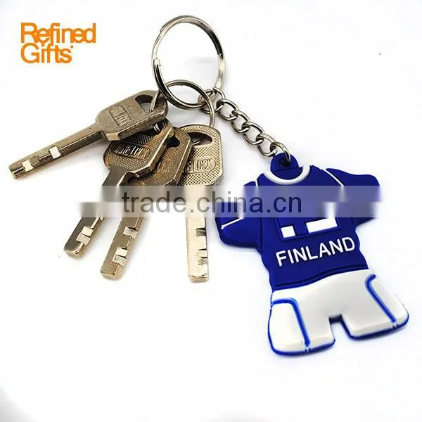 Keychain/keyring/key Tag Silicone /soft Rubber/PVC Rubber Club Seires photo-3