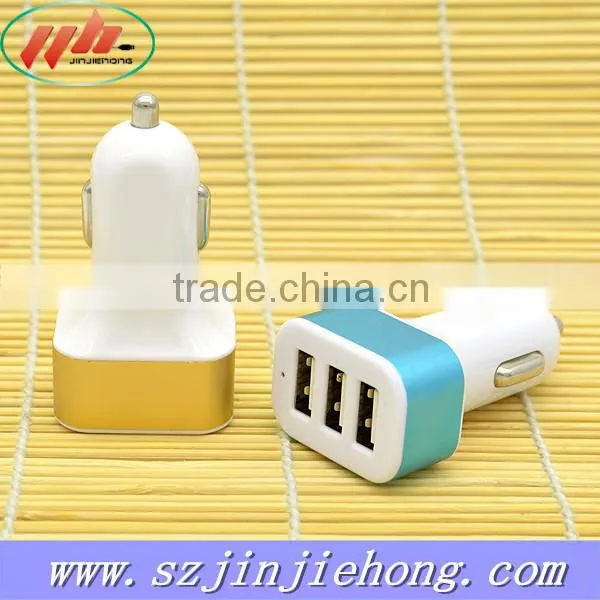 Chemical Resistance New Brand Best Selling Products Car Accessaries 3 Usb Car Charger Wholesale photo-3