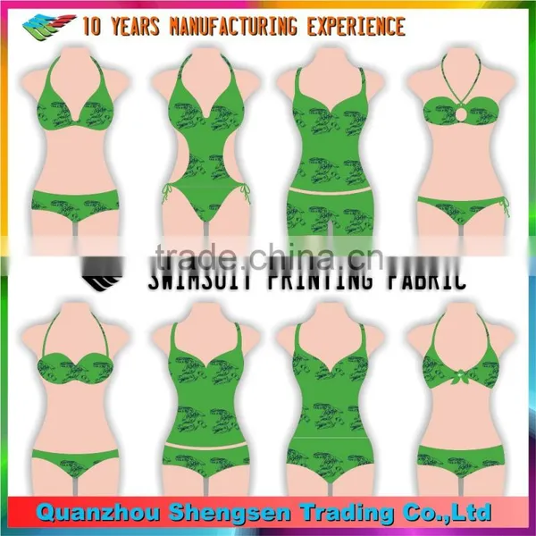 Swimwear Fabric Printed Cartoon Crocodile for Swimwear photo-3