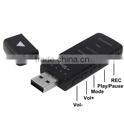 Built in Rechargeable Lithium-ion Battery Digital Voice Recorder MP3 Player With 4GB Memory photo-4