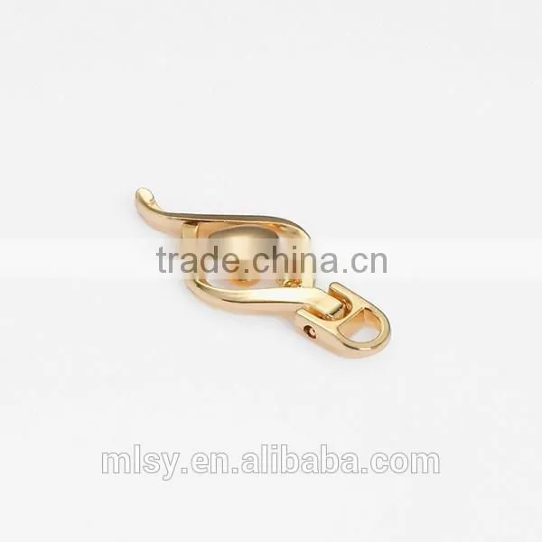 Special Design Shape Gold Zipper Puller Bag Accessory Brightness B1-80003 photo-2
