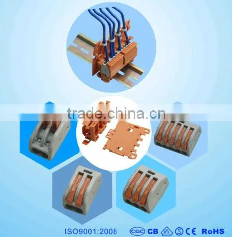 Directly Factory Micro Fit Connector Wago Splicing Wire Connectors With Orange Levers in Large Stock Hot Sale in Europe