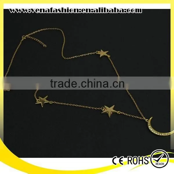 Moon Star Cheap Necklace Chain Types, Necklace Chain Design photo-4