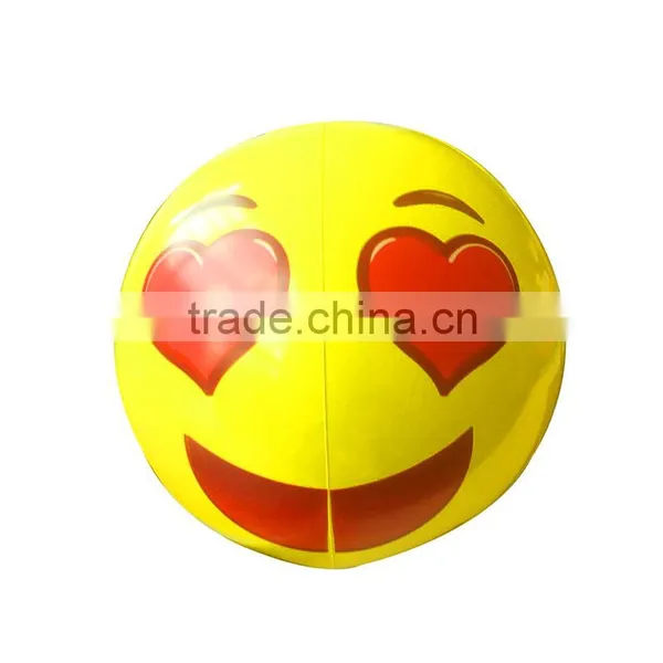 2016 Summer Hollow Emoji Inflatable Beach Balls Quality Choice photo-3