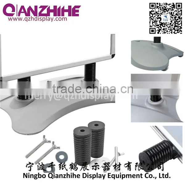 Advertising Display Stand Water Base Snap Frame Poster Holder Sign Stand photo-5