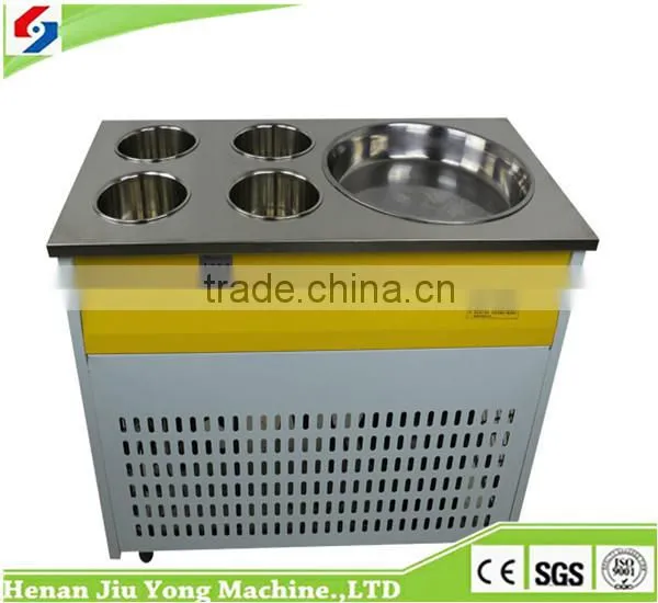New Style Low Cost Single Flat Pan Fried Ice Cream Machine photo-3