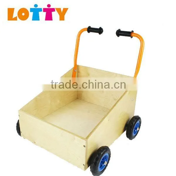 Wheel Barrow for Kids Wooden Walker