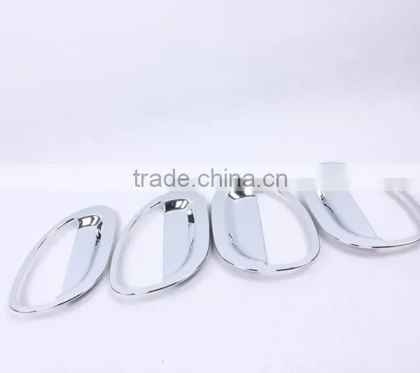 Car Handle Bowl 4 Pcs ABS Chrome For Renault Kwid 2016 Accessories photo-3