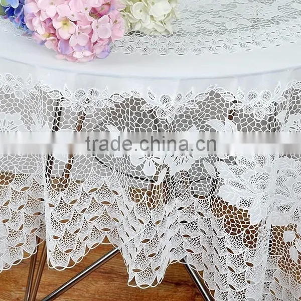 CROCHET PVC TABLECLOTH-ZT-367 137*137cm photo-2
