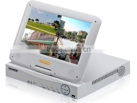 Hot Selling for 4CH AHD (AHD/DVR/NVR/HVR) LCD DVR 10.1 Inch LCD H.264 Network DVR HK-AHD1004M photo-2