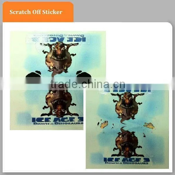 Sticker - PVC Sticker With Scratch Off Effect