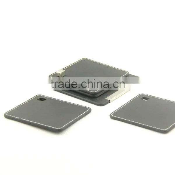 Pu Leather Cup Coaster Set photo-6