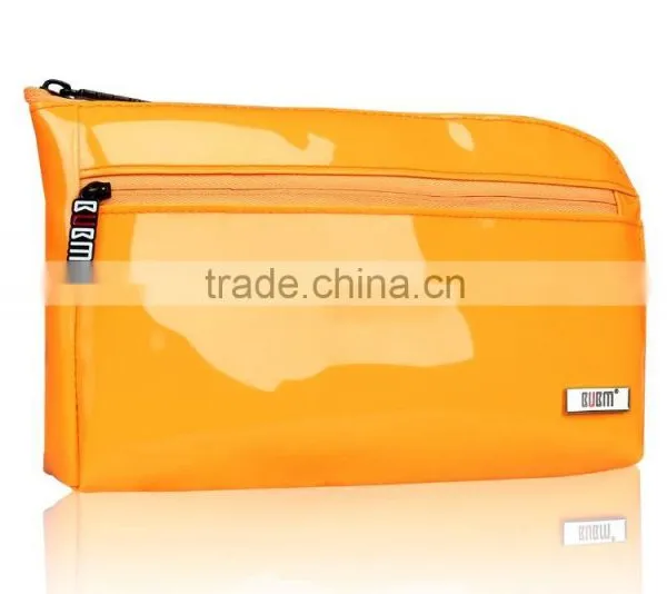 BUBM Design With Shenzhen PU Material Yellow Cosmetic Handbag For Wholesale photo-3